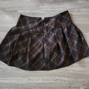 H&M Divided Plaid Mini Skirt sz 8
